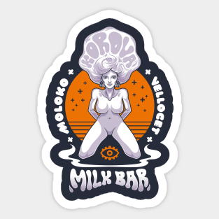 Korova Milk Bar - Cult Sci Fi Sticker